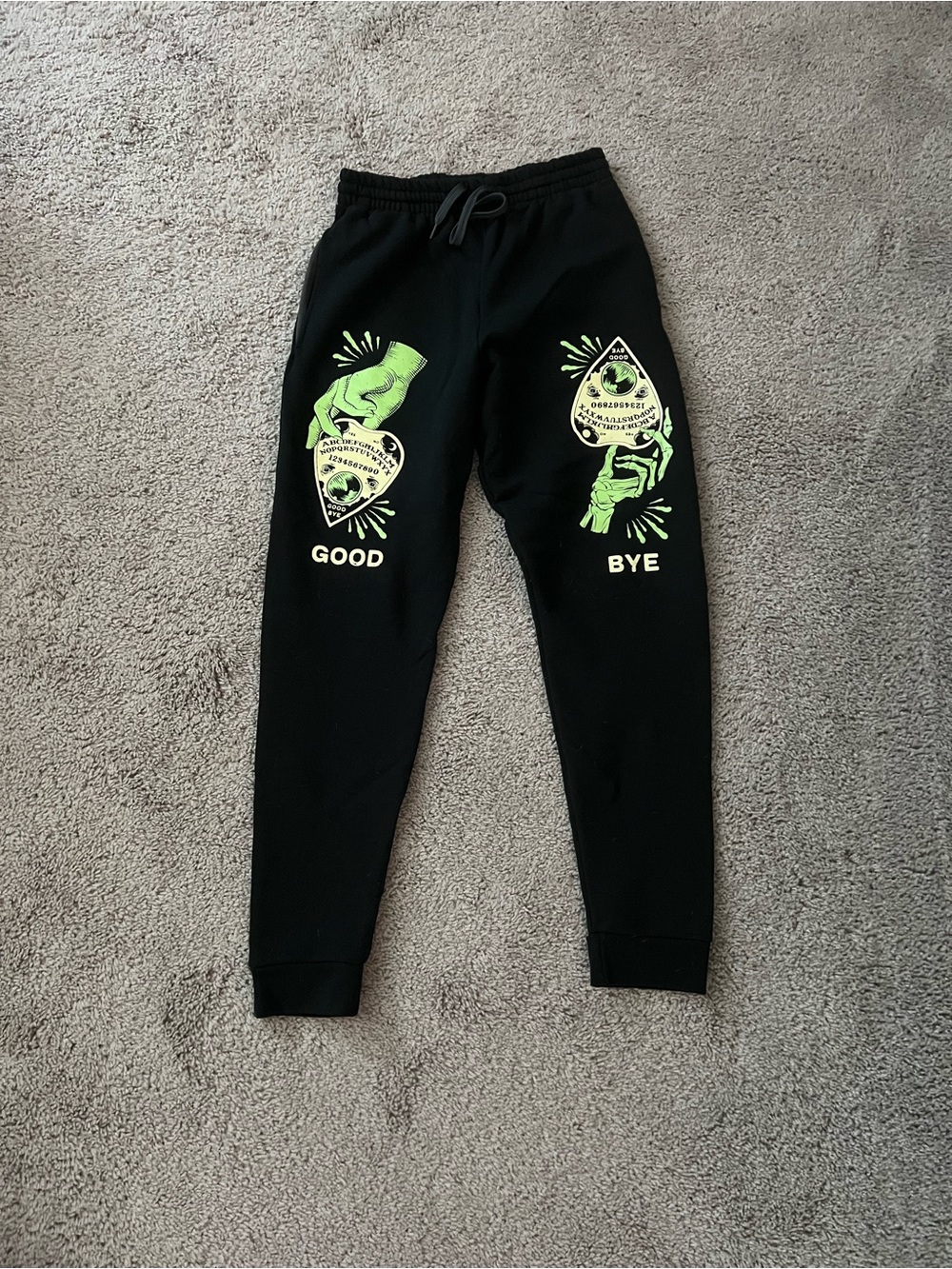 NWOT Ouija Board Print Sweatpants XS/S